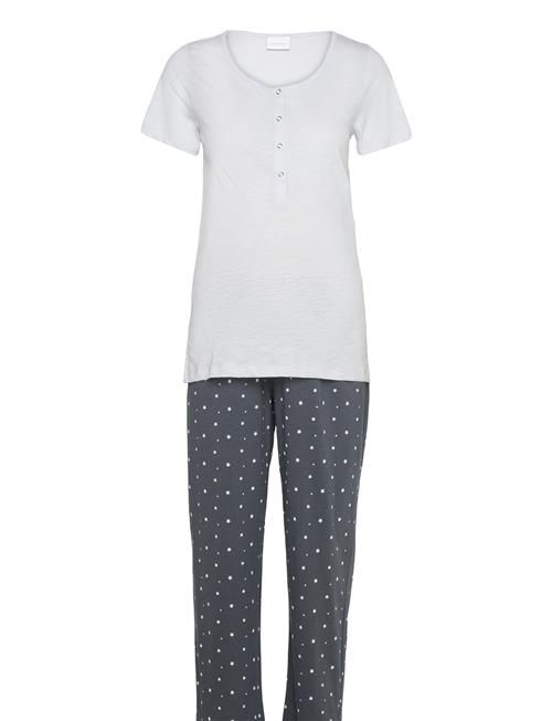 Mamalicious Mlmira Star Ss Jrs Pyjamas 2F A. E. Noos Mamalicious Grey