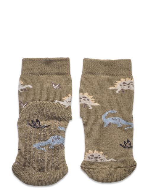 Melton Dinosaurs Socks - Let's Go Melton Green