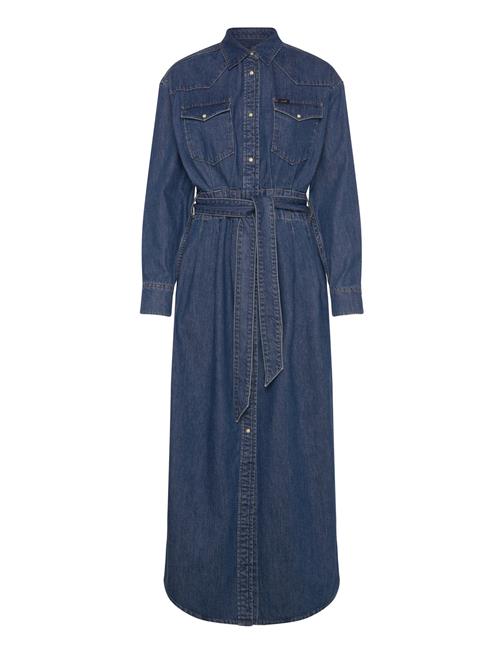 Lee Jeans Belted Western Dress Lee Jeans Blue