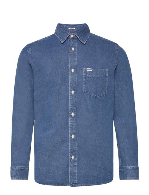 1 Pkt Shirt Wrangler Blue