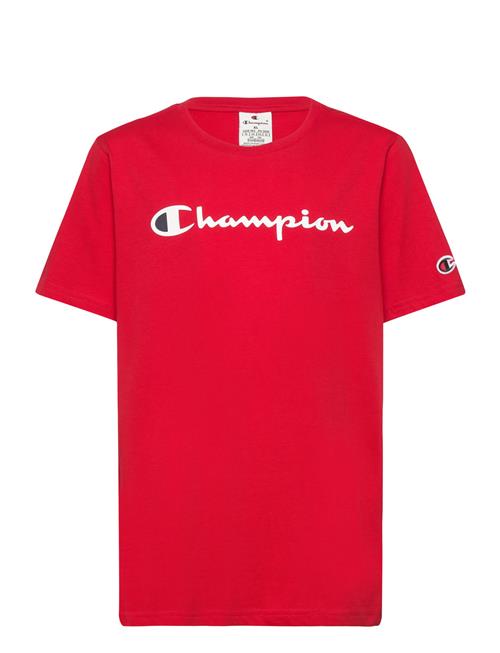 Se Champion Ss Tee Champion Red ved Booztlet