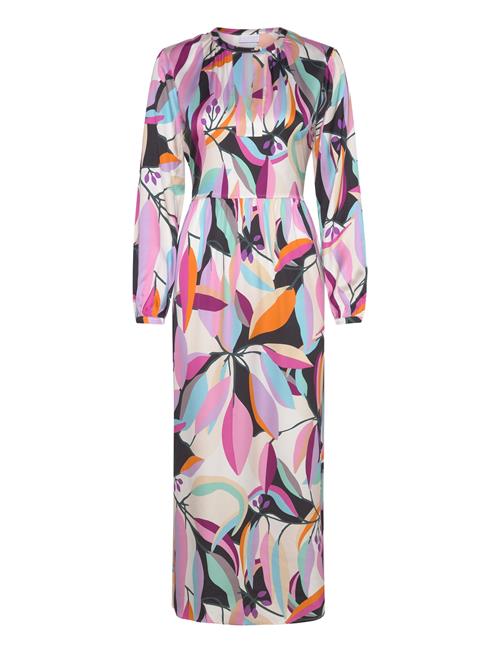 Coster Copenhagen Dress In Multi Leaf Print Coster Copenhagen Patterned