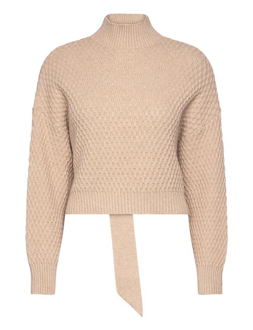 NORR Mathilde Bow Knit Top NORR Beige