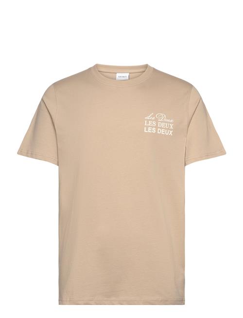 Se Les Deux Triple T-Shirt Les Deux Beige ved Booztlet