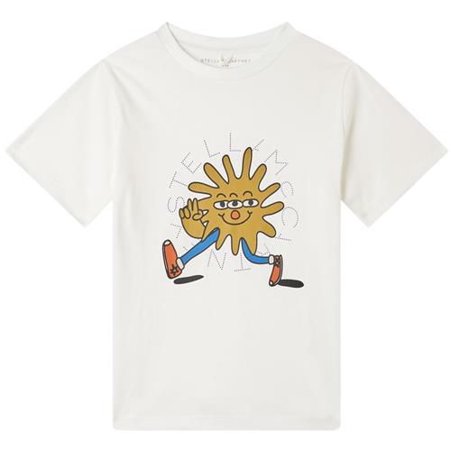 Stella McCartney Kids T-shirt Med Tryk Cremefarvet |  | 8 years