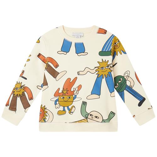 Stella McCartney Kids Mønstret Sweatshirt Cremefarvet |  | 6 years