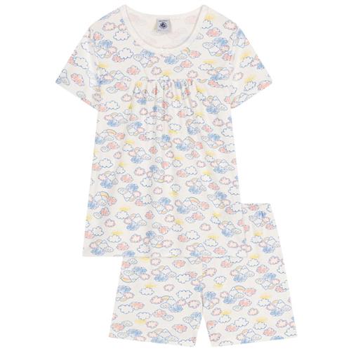 Petit Bateau Mønstret Pyjamas Cremefarvet |  | 6 years