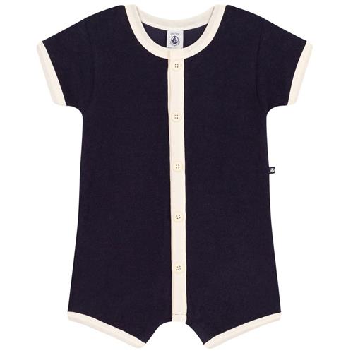 Petit Bateau Romper I Frotté Navyblå | Blå | 12 months