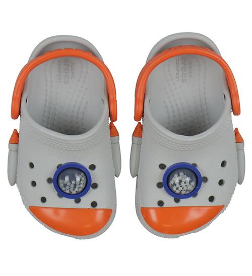 Se Crocs Crocs Sandaler - Classic Rocket Ship Clog T - Mirage ved KidsWorld