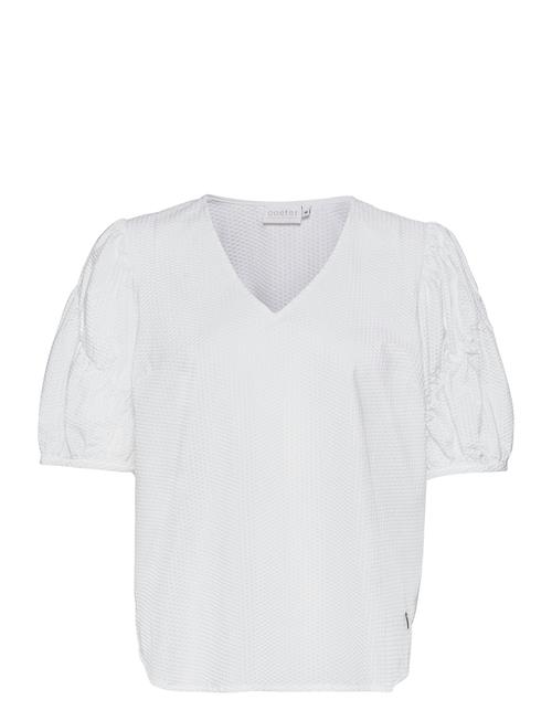 Blouse In Bubble Quality With Volum Coster Copenhagen White