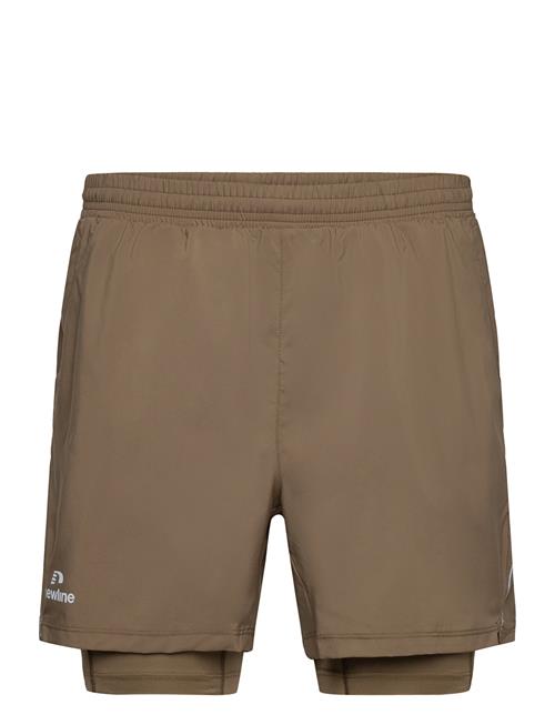 Newline Nwlfast 2In1 Zip Pocket Shorts Newline Brown