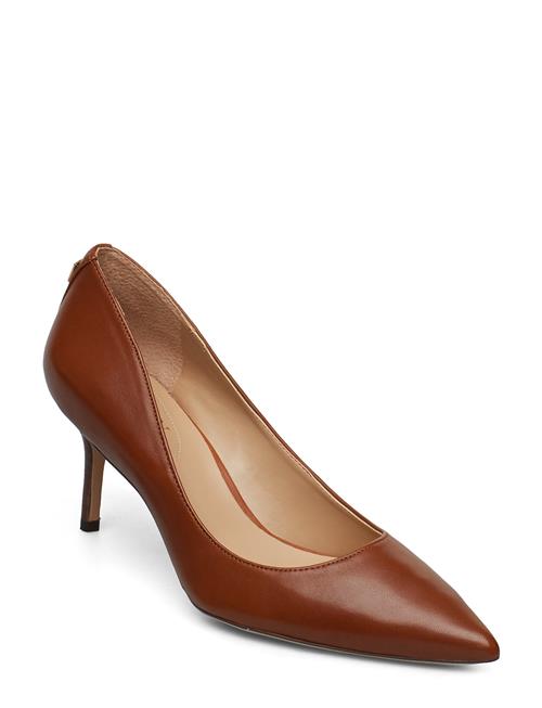 Lanette Leather Pump Lauren Ralph Lauren Brown