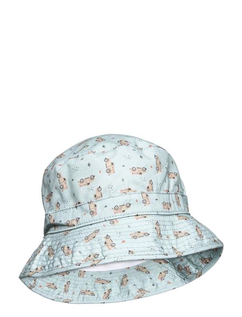 Melton Bucket Hat W/Print Melton Blue