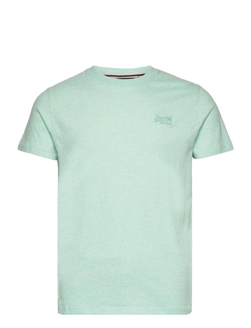 Se Superdry Essential Logo Emb Tee Superdry Green ved Booztlet