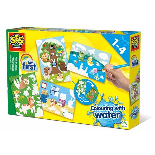 Se SES Creative Colouring with water - Hidden animals |  | 2-4 years ved Babyshop