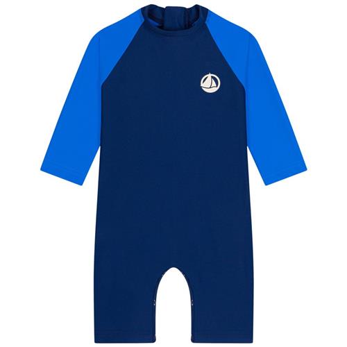 Se Petit Bateau Logo UV-dragt Navyblå | Marine blå | 36 months ved Babyshop