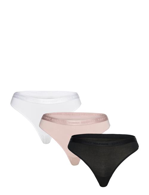 Tommy Hilfiger 3 Pack Thong Tommy Hilfiger Black