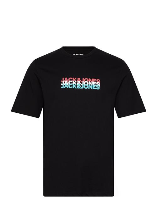 Se Jack & Jones Jjcyber Tee Ss Crew Neck Jack & J S Black ved Booztlet