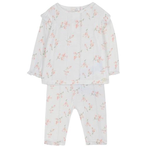 Tartine et Chocolat Blomstret Pyjamas Hvid | Hvid | 12 months