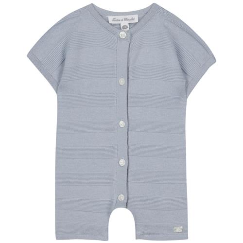 Se Tartine et Chocolat Strikket Romper Blå | Blå | 9 months ved Babyshop