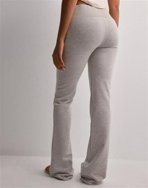 Nelly - Grå - Low Waist Cozy Pants