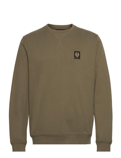 Se Belstaff Belstaff Sweatshirt Belstaff Green ved Booztlet