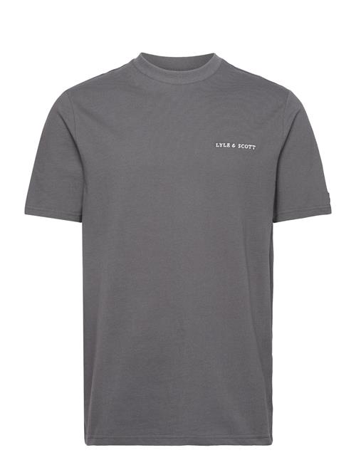 Lyle & Scott Embroidered Logo T-Shirt Lyle & Scott Grey