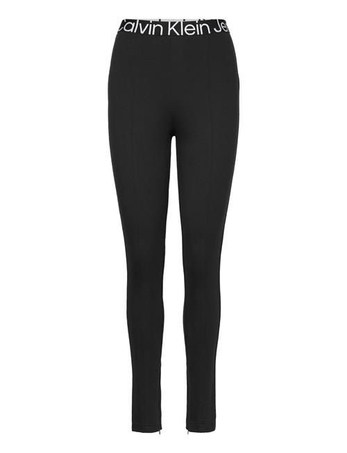 Calvin Klein Jeans Logo Tape Milano Leggings Calvin Klein Jeans Black