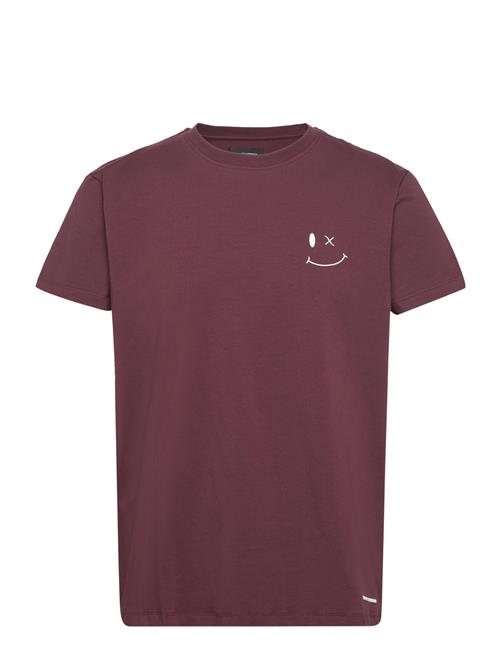 Se Clean Cut Copenhagen Patrick Organic Tee Clean Cut Copenhagen Burgundy ved Booztlet