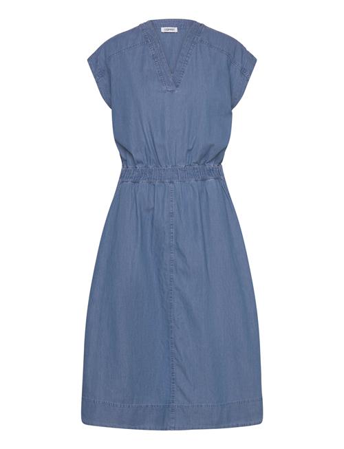 Dresses Light Woven Esprit Casual Blue