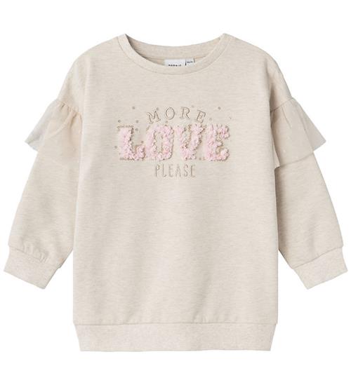 Se Name It Name It Sweatshirt - NmfLissy - Peyote Melange ved KidsWorld