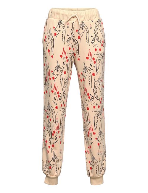 Mini Rodini Scottish Unicorns Aop Sweatpants Mini Rodini Cream