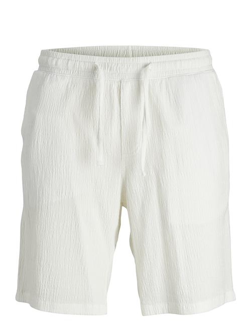 Jack & Jones Jpstjaiden Jjcrinkle Jogger Short Sn Jack & J S White