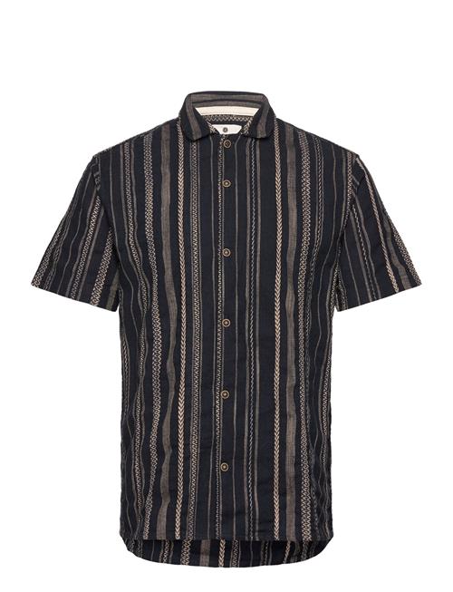 Anerkjendt Akleon S/S Cotton Shirt Anerkjendt Navy