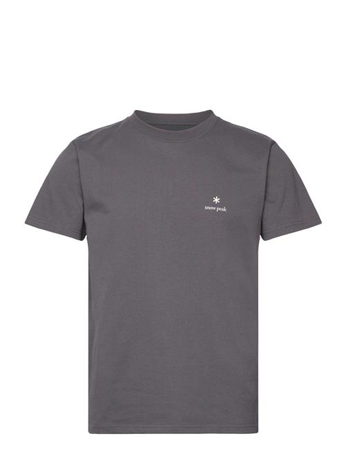 Se SNOW PEAK Snow Peak Logo T Shirt SNOW PEAK Grey ved Booztlet