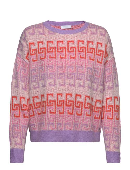 Coster Copenhagen Knit Jaquard With Cc Color Stripe Coster Copenhagen Pink