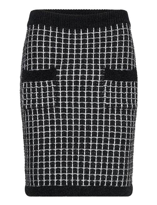 Boucle Knit Skirt Karl Lagerfeld Black