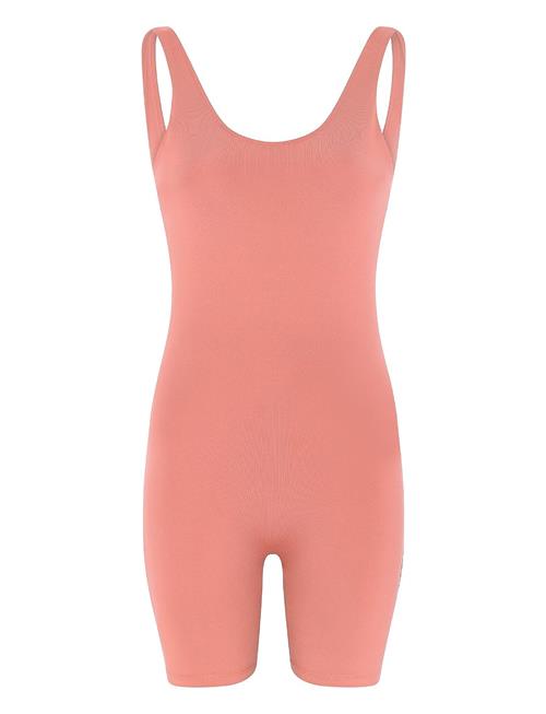 Bike Unitard, Scoop Girlfriend Collective Coral