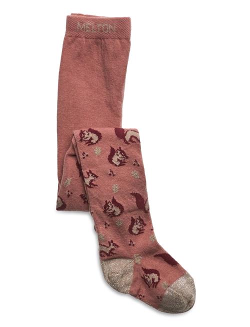 Melton Squirrel Tights Melton Pink