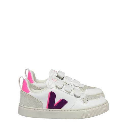 Se Veja V-10 Sneakere White Magenta Sari | Hvid | 25 EU ved Babyshop