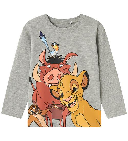 Name It Bluse - NmmJoost - Lionking - Grey Melange