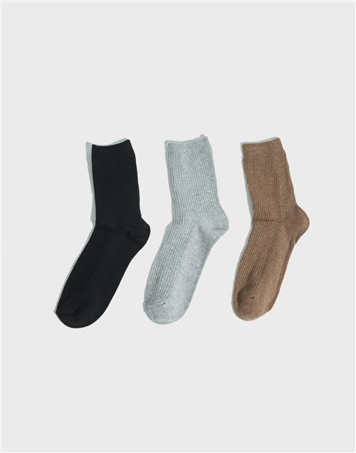 Pieces - Mønstret - Pcmarta 3 Pack Socks Noos Bc