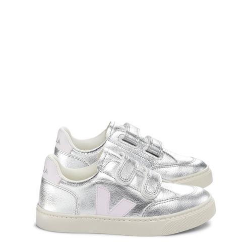 Se Veja V-12 Sneakere Silver Lassi | Sølv | 24 EU ved Babyshop