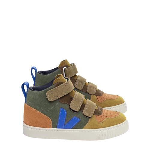 Se Veja Small V-10 Mid Sneakere Mud Paros | Grønn | 23 EU ved Babyshop