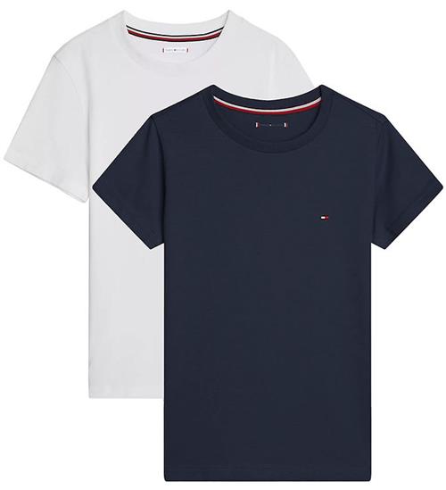 Tommy Hilfiger T-shirts - 2-pak - White/Desert Sky