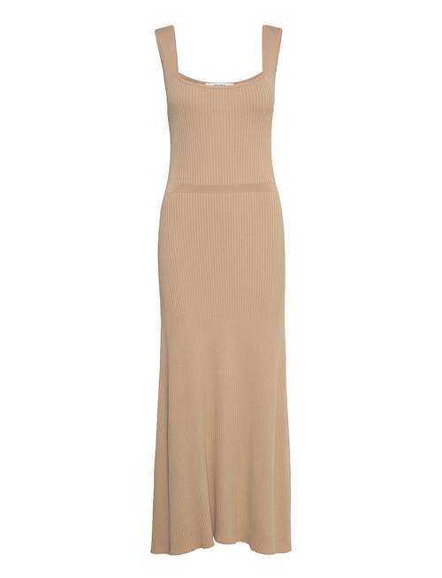 IVY OAK Long Midi Fine Knit Dress IVY OAK Beige