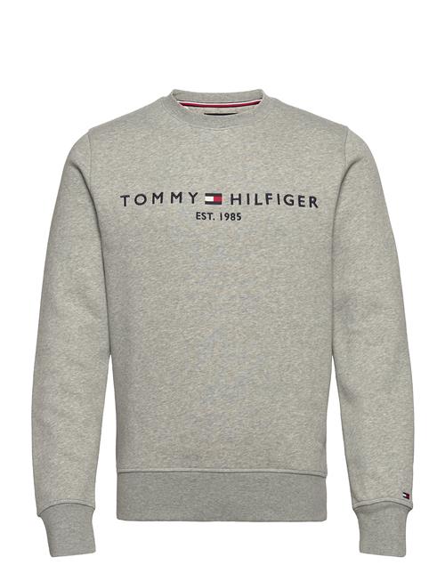 Se Tommy Hilfiger Tommy Logo Sweatshirt Tommy Hilfiger Grey ved Booztlet