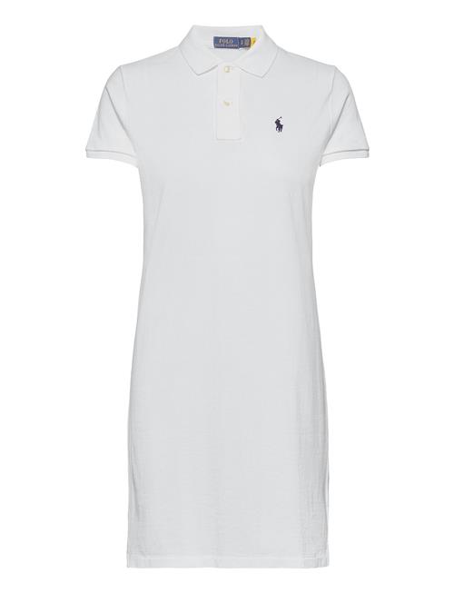 Cotton Mesh Polo Dress Polo Ralph Lauren White