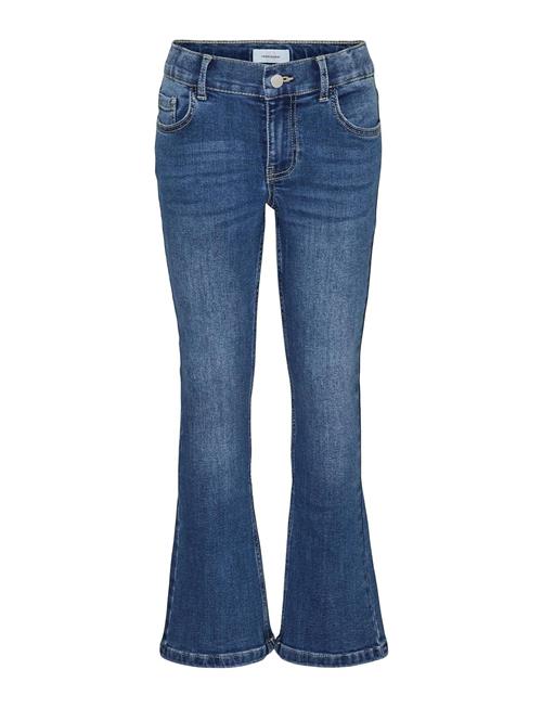 Se Vero Moda Girl Vmriver Flar Dnm Jns Vi3336 Ga Girl Noos Vero Moda Girl Blue ved Booztlet