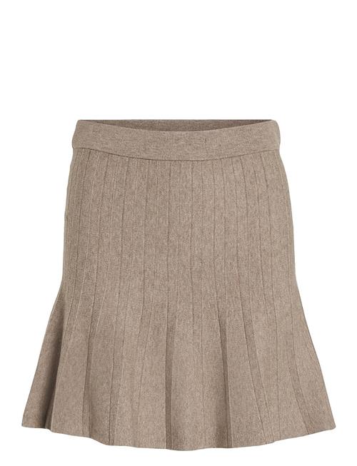 Vila Visachin New Hw Skater Knit Skirt/Su/1 Vila Brown